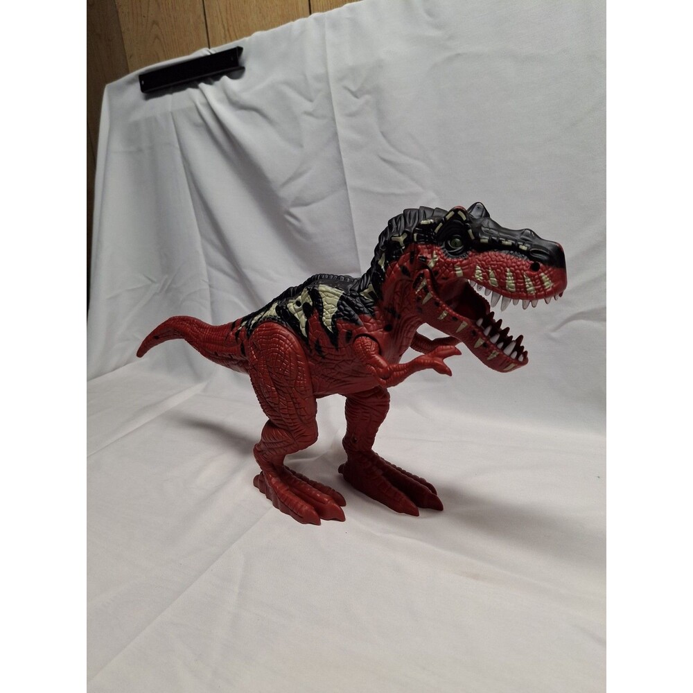 Animal Planet Large Tyrannosaurus Rex Jurassic Park Lights Up Roars Dinosaur 17"